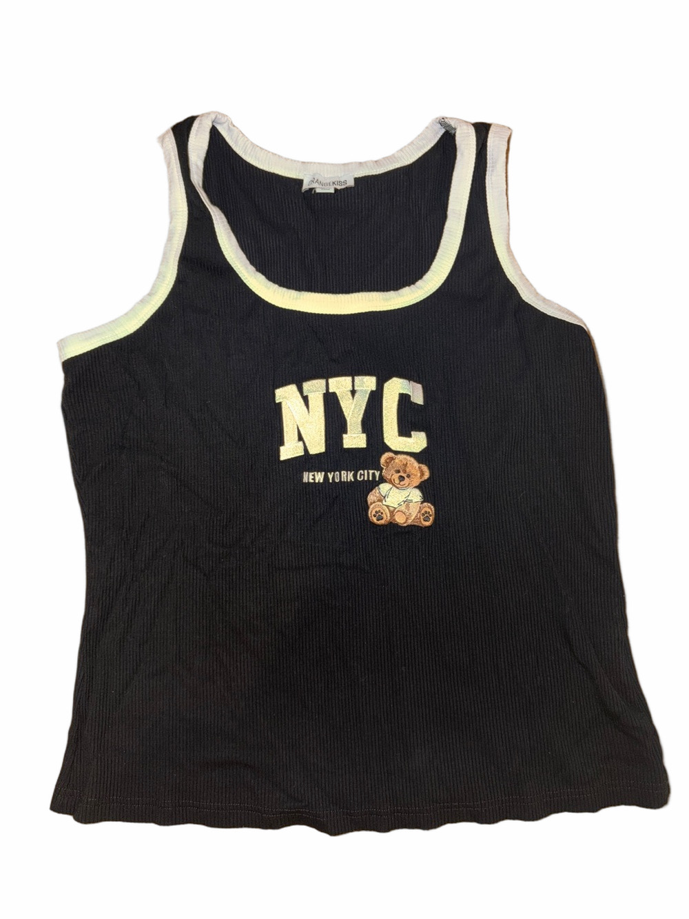 Orange Kiss NYC Tank Top Size 2X
